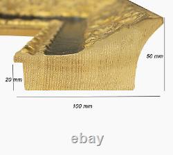4900.601 cadre en bois à la feuille d'or gorge noire diverses mesure