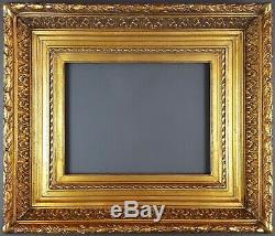 Ancien Cadre Barbizon Format 35 cm x 27 cm (5F) Doré Antique Frame Gilt Rahmen