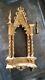 Ancien Cadre en Bois Doré Gothique Gothic Golden Frame