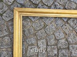 Ancien cadre 20P baguette doré feuillure 73 cm x 54 cm frame peinture gravure