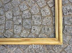 Ancien cadre 20P baguette doré feuillure 73 cm x 54 cm frame peinture gravure