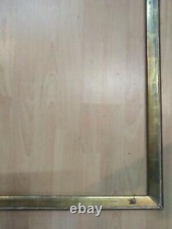 Ancien cadre 25F baguette doré feuillure 81 cm x 65 cm frame gravure peinture