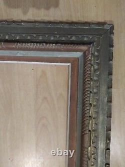 Ancien cadre 6F type Bouche patine feuillure 41 cm x 33 frame peinture tableau