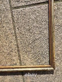 Ancien cadre baguette doré louis XVI feuillure 58 cm x 42 photo frame gravure