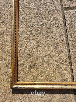Ancien cadre baguette doré louis XVI feuillure 58 cm x 42 photo frame gravure