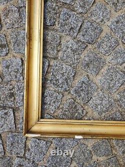Ancien cadre gorge bois dore feuillure 68 cm x 47 cm à restaurer frame tableau