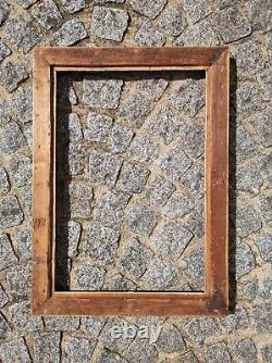 Ancien cadre gorge bois dore feuillure 68 cm x 47 cm à restaurer frame tableau