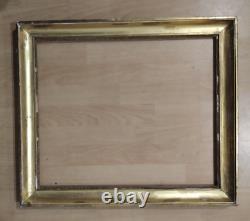 Ancien cadre louis XVI bois dore feuillure 55 cm x 46 old frame gold tableau