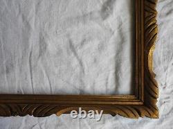 Ancien cadre montparnasse doré feuillure 55 cm x 41 cm frame tableau miroir