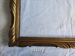 Ancien cadre montparnasse doré feuillure 55 cm x 41 cm frame tableau miroir