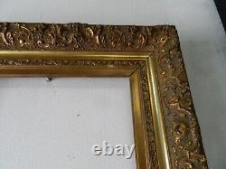 Ancien grand cadre bois doré, dim. 64 x 80 cm, ext