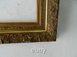 Ancien grand cadre bois doré, dim. 64 x 80 cm, ext