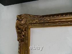 Ancien grand cadre bois doré, dim. 64 x 86 cm ext