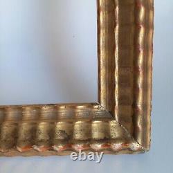 Baguette bois doré à l'or véritable XIXe frame France XIX century real gold