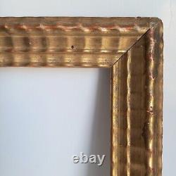 Baguette bois doré à l'or véritable XIXe frame France XIX century real gold