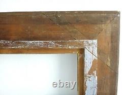 Beau cadre à clé bois doré rocaille 66cm x 55cm Antique frame wooden golden XIX
