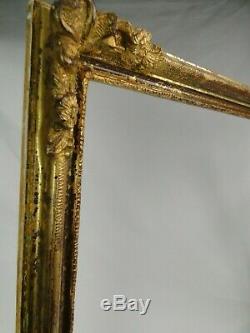 Beau cadre doré de style Régence XXè baguette bois doré pour gravure ou tableau
