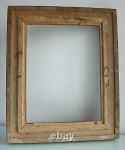 Beau cadre en bois doré rocaille 67cm x 55cm Antique frame wooden golden XIX