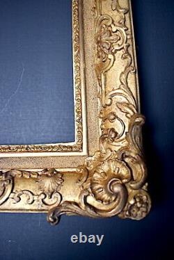 CADRE XIX ème style Louis XV 27 x 22 cm 3F FRAME Ref C762