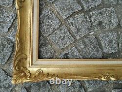 Cadre 10F bois montparnasse doré feuillure 55 cm x 46 cm frame peinture miroir