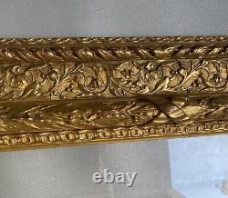 Cadre Ancien Doré Style Renaissance Italien XIXème 25M 81 x 54