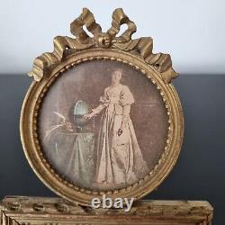 Cadre Ancien Porte Photos Napoléon III Bois Doré XIXè Victorian Frame 19thC