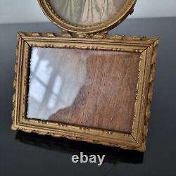 Cadre Ancien Porte Photos Napoléon III Bois Doré XIXè Victorian Frame 19thC