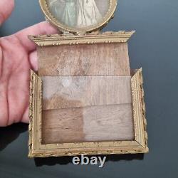 Cadre Ancien Porte Photos Napoléon III Bois Doré XIXè Victorian Frame 19thC