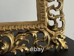 Cadre Ancien/cadre Doré/old Frame Antique/18eme Italie/florentin/64x49 Cm