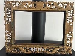 Cadre Ancien/cadre Doré/old Frame Antique/18eme Italie/florentin/64x49 Cm