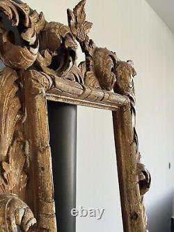Cadre Ancien/cadre Doré/old Frame Antique/Fin 18eme/boisSculpté/95x78cm