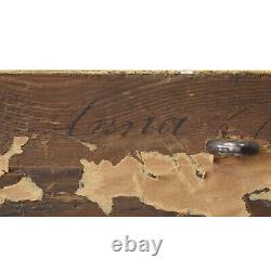 Cadre Ancien de 1900 en bois doré Dorure ancienne Feuillure 33,5x24,5