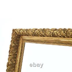 Cadre Ancien de 1900 en bois doré Dorure ancienne Feuillure 33,5x24,5
