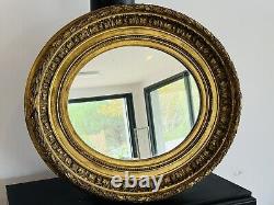 Cadre Ancien/miroir Doré/old Frame Antique/19eme/énorme/medaillon/73x63cm