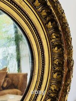 Cadre Ancien/miroir Doré/old Frame Antique/19eme/énorme/medaillon/73x63cm