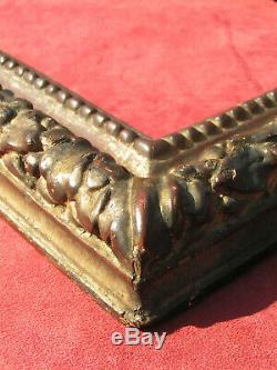 Cadre Frame Cornice Louis XIII XVIIe 17th bois doré carved gilt wood