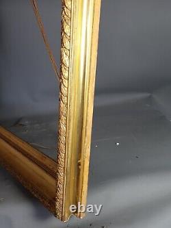 Cadre XIXe bois stuc doré d'origine 61x54,5 feuillure 46,2x40 cm Bel état SB