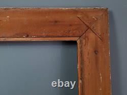 Cadre ancien à clés 77x66 feuillure 58x49,5cm bois sculpté dorure d'origine SB