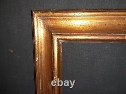 Cadre ancien bois doré sculpté 15p pour tableau 65 x 50 casseta espagnole