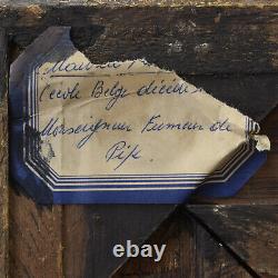 Cadre ancien circa 1920 en bois Style Montparnasse Feuillure 61,5x56,5 cm