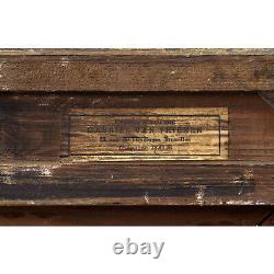 Cadre ancien circa 1920 en bois Style Montparnasse Feuillure 61,5x56,5 cm