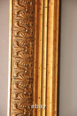 Cadre ancien début XIXe doré, décoré de palmettes