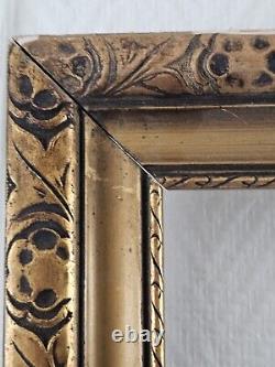 Cadre ancien en bois et stuc doré époque 19ème Bien Conservé 50x60cm