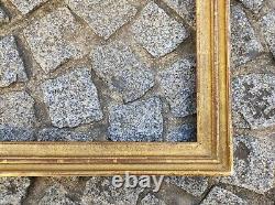 Cadre baguette doré gothique feuillure 50 cm x 38 frame peinture photo gravure