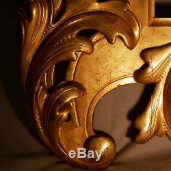 Cadre baroque BOIS SCULPTE doré Wooden gilted frame Cornice legno dorato Rahmen