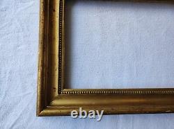 Cadre bois baguette doré style louis XVI feuillure 30 cm x 20 old frame gravure