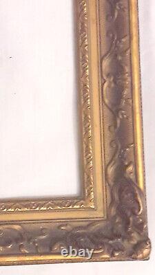 Cadre doré & stuque de style Louis XV 51 X 41cm
