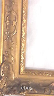 Cadre doré & stuque de style Louis XV 51 X 41cm