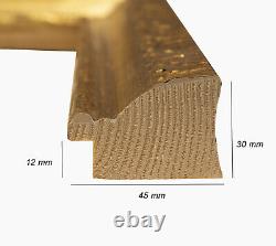 Cadre en bois à la feuille d'or art. 325.010 diverses mesures