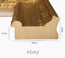 Cadre en bois à la feuille d'or art. 743.010 diverses mesures